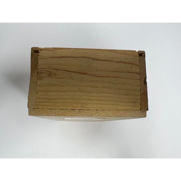 1978 Vintage wooden Cracker Barrel Cheese Box - Advertising Kitchen Decor - Picture 6 of 9